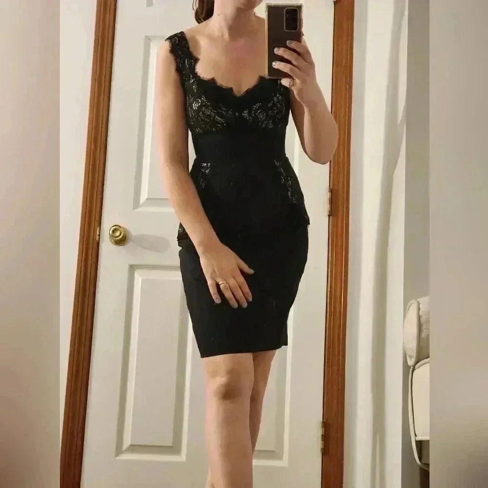 Ted Baker black lace dress - Picture 2 of 16